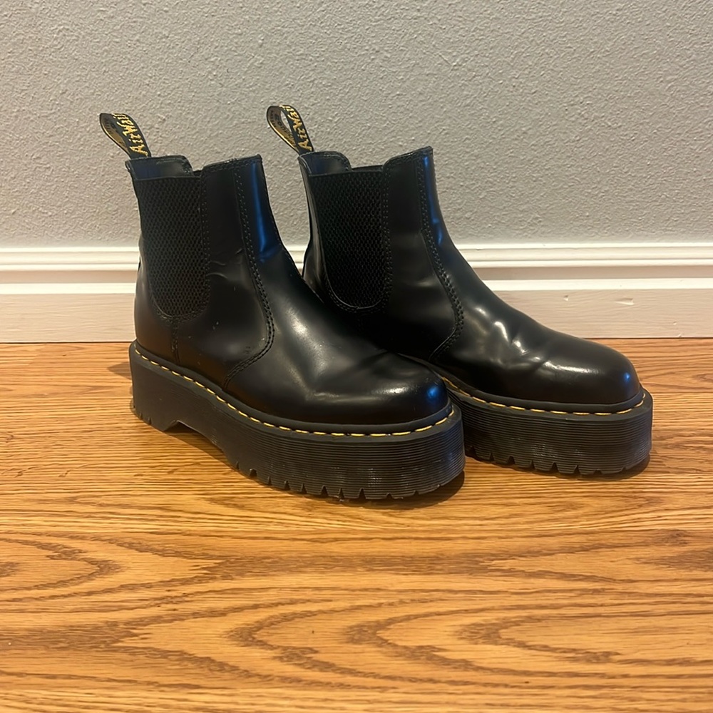 Doc Martens Platform Chelsea Boots. Size 6.